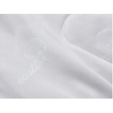 Euro blanket 200x210 Ecotton anti-allergenic light white