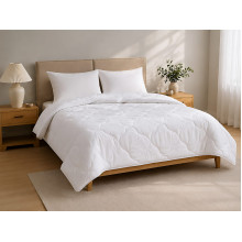 Euro blanket 200x210 Ecotton anti-allergenic light white