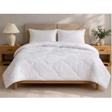 Euro blanket 200x210 Ecotton anti-allergenic light white