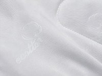 Ковдра Євро 200x210 Ecotton антиалергенна легка білого кольору