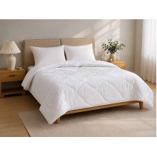 Euro blanket 200x210 Ecotton anti-allergenic light white