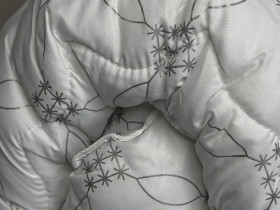 Одеяло Евро 200x220 Ecotton антиаллергенное всесезонное биопух белого цвета