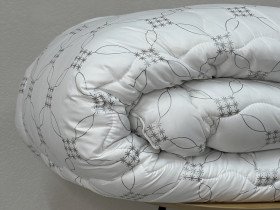 Euro blanket 200x220 Ecotton anti-allergenic all-season bio-down white