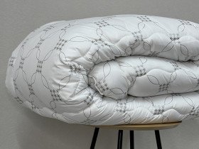 Euro blanket 200x220 Ecotton anti-allergenic all-season bio-down white