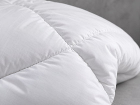 Одеяло полуторное 150x210 Ecotton Лебединый пух Всесезонное теплое чехол батист 