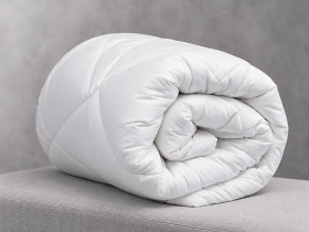 Одеяло полуторное 150x210 Ecotton Лебединый пух Всесезонное теплое чехол батист 