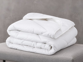 Одеяло полуторное 150x210 Ecotton Лебединый пух Всесезонное теплое чехол батист 