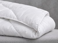 Ковдра полуторна 150x210 Ecotton Лебединий пух Всесезонна тепла чохол батист 