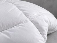 Ковдра полуторна 150x210 Ecotton Лебединий пух Всесезонна тепла чохол батист 