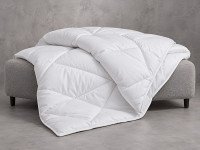 Ковдра полуторна 150x210 Ecotton Лебединий пух Всесезонна тепла чохол батист 