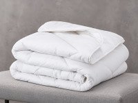 Ковдра полуторна 150x210 Ecotton Лебединий пух Всесезонна тепла чохол батист 