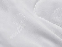 Ковдра двоспальна 172x205 Ecotton антиалергенна всесезонна білого кольору White