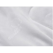 Ковдра двоспальна 172x205 Ecotton антиалергенна всесезонна білого кольору White