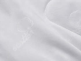 Ковдра двоспальна 172x205 Ecotton антиалергенна всесезонна білого кольору White