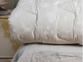 Одеяло двуспальное 180x210 Ecotton Полушерсть 300 Ranforce Ivory pastel 20-0256