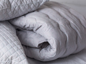Ковдра двоспальна 180x210 Ecotton Напівшерсть 300 Ranforce 10-0090