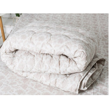 Double blanket 150x210 Ecotton Half-wool 400 Ranforce Beige 20-1154