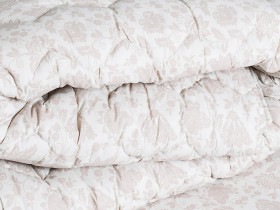 Ковдра полуторна 150x210 Ecotton Напівшерсть 400 Ranforce бежевий 20-1154