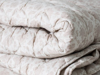 Одеяло Евро 200x220 Ecotton Полушерсть 400 Ranforce Бежевый 20-1154