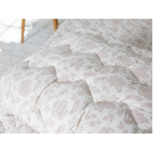 Одеяло Евро 200x220 Ecotton Полушерсть 400 Ranforce Бежевый 20-1154