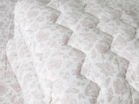 Одеяло двуспальное 180x210 Ecotton Полушерсть 400 Ranforce Бежевый 20-1154