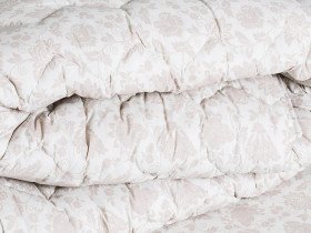 Double blanket 150x210 Ecotton Half-wool 400 Ranforce Beige 20-1154