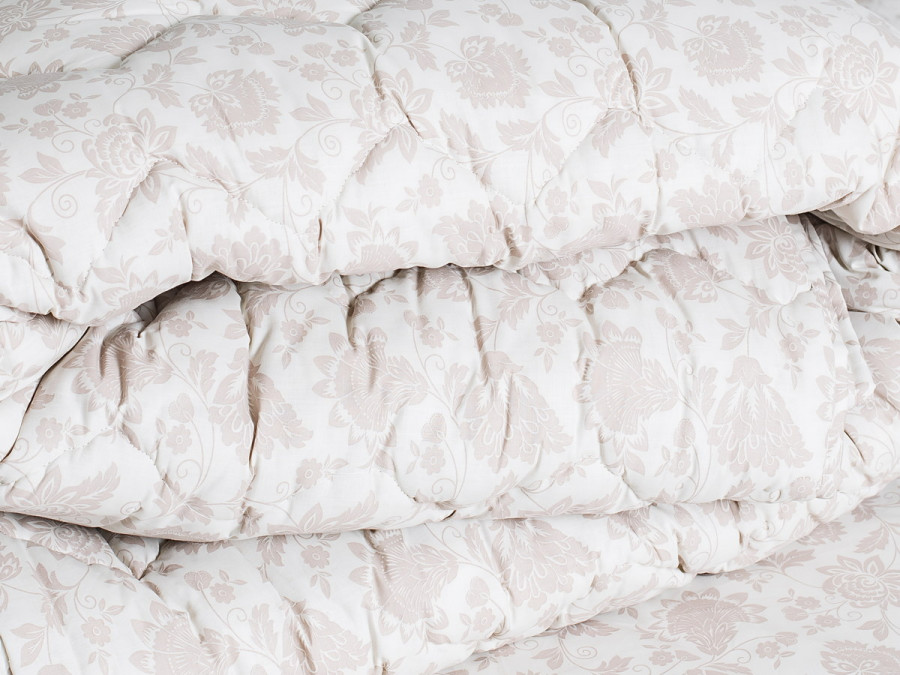 Double blanket 150x210 Ecotton Half-wool 400 Ranforce Beige 20-1154