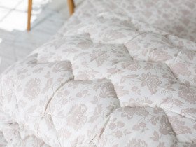 Double blanket 150x210 Ecotton Half-wool 400 Ranforce Beige 20-1154