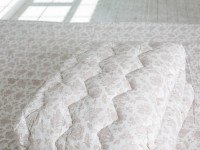 Double blanket 150x210 Ecotton Half-wool 400 Ranforce Beige 20-1154