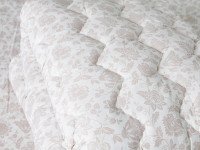Warm double wool blanket 172x205 Ecotton cotton beige Cream 20-1154