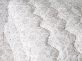 Одеяло двуспальное 180x210 Ecotton Полушерсть 400 Ranforce Бежевый 20-1154