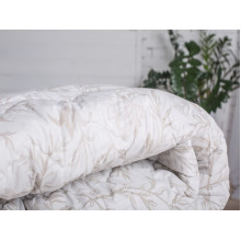 Одеяло двуспальное 180x210 Ecotton Полушерсть 400 Ranforce Cream 20-0709