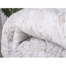Одеяло двуспальное 180x210 Ecotton Полушерсть 400 Ranforce Cream 20-0709