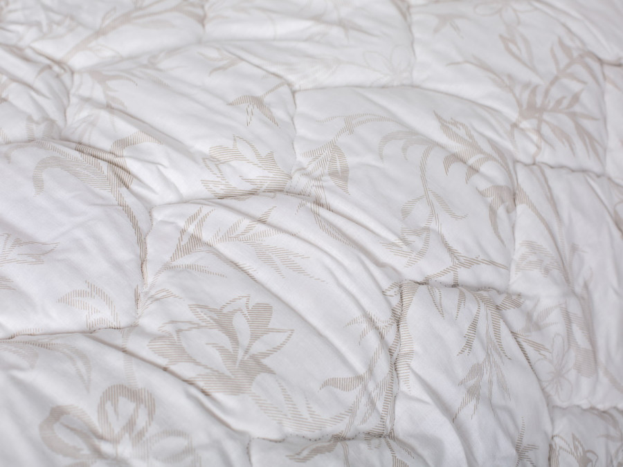 Одеяло двуспальное 180x210 Ecotton Полушерсть 400 Ranforce Cream 20-0709