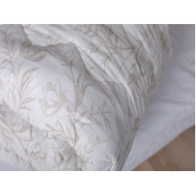 Одеяло двуспальное 180x210 Ecotton Полушерсть 400 Ranforce Cream 20-0709
