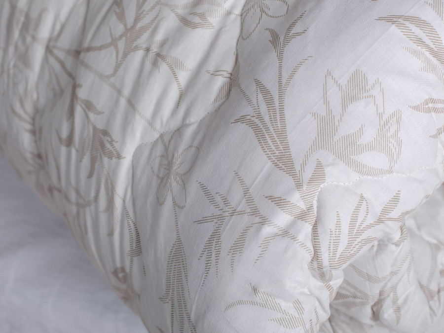Одеяло двуспальное 180x210 Ecotton Полушерсть 400 Ranforce Cream 20-0709