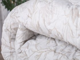 Одеяло двуспальное 180x210 Ecotton Полушерсть 400 Ranforce Cream 20-0709