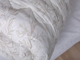 Одеяло двуспальное 180x210 Ecotton Полушерсть 400 Ranforce Cream 20-0709