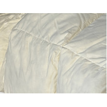 Одеяло полуторное 150x210 Ecotton Пух 50% Тик Бежевый
