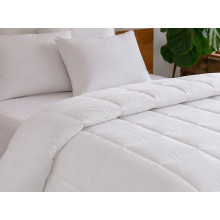 Одеяло пуховое 50% 172х205 тик с кантом белый White Ecotton Premium collection