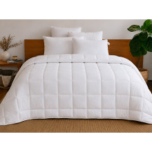 Одеяло пуховое 50% 172х205 тик с кантом белый White Ecotton Premium collection