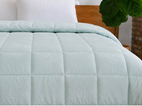 Ковдра пухова 50% 140х205 см тік з кантом Blue Swan Ecotton Premium collection
