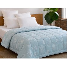 Ковдра пухова 50% 140x205 тік з кантом Rose Blue Ecotton Premium collection 