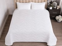 Double Lightweight Cotton Antiallergenic Quilt 172x205 White 20-1371 white