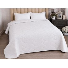 Double Lightweight Cotton Antiallergenic Quilt 172x205 White 20-1371 white