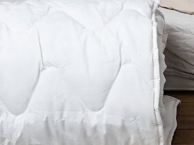 Одеяло полуторное 150x210 Ecotton Силикон 300 Ranforce Белый 20-0256