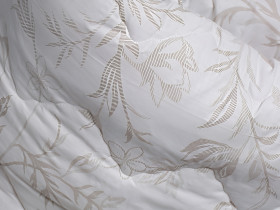 Ковдра двоспальна 180x210 Ecotton Силікон 300 Ranforce Білий 20-0709