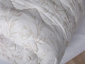 Одеяло полуторное 150x210 Ecotton Силикон 300 Ranforce Белый 20-0709