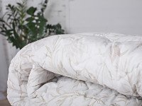 Ковдра двоспальна 172x205 бавовняна антиалергенна легка біла 20-0709 white