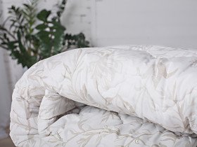 Одеяло полуторное 150x210 Ecotton Силикон 300 Ranforce Белый 20-0709
